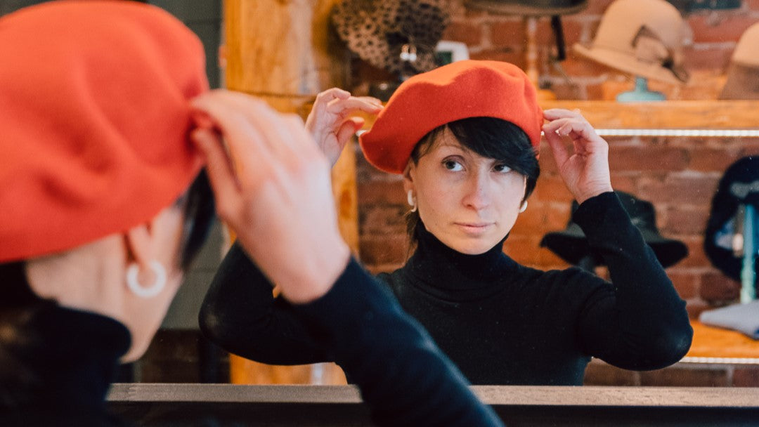 How to wear a beret hat
