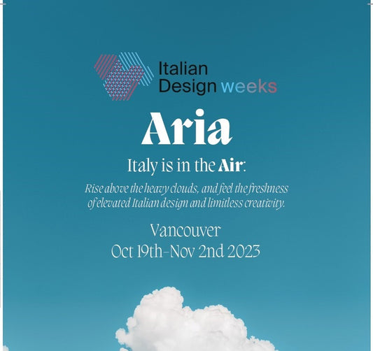 Join me at Cappelli in ARIA! - Italian Design Weeks 2023