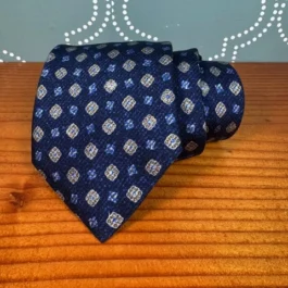 Blue Small Tile Tie