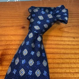 Blue Small Tile Tie