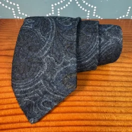 Black Paisley Tie