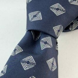 Navy Diamond Tie
