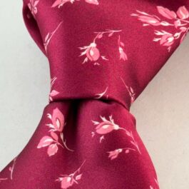 Fuscia Rosette Tie