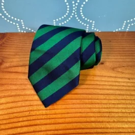 Green Striped Tie
