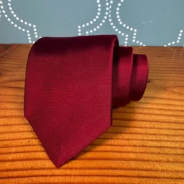 Twill Ruby Tie