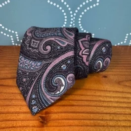 Purple Paisley Tie