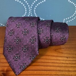 Herringbone Circle Tile Tie