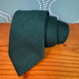 Green Wool Tie