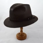 faux-leather-fedora