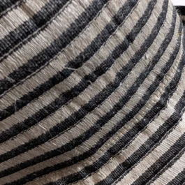 Packable Striped Cloche