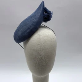Blue Teardrop Fascinator