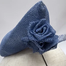 Blue Teardrop Fascinator